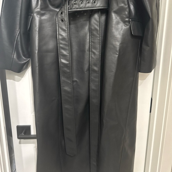 Rebecca Minkoff Black Vegan Leather Jacket - Picture 6 of 9